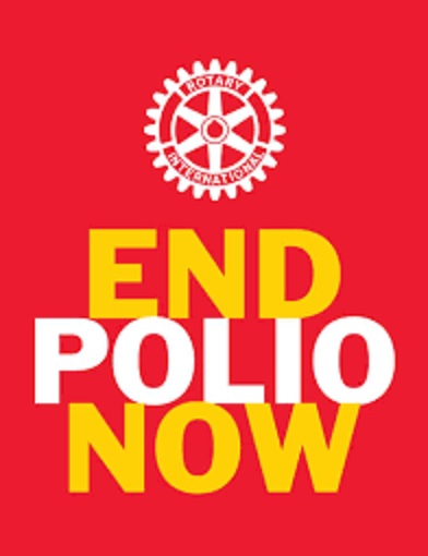 End Polio Now. Logo del programa de Rotary